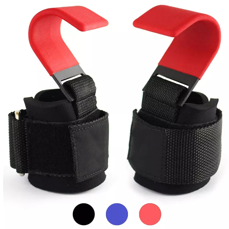 Weight Lifting Hook Grips With Wrist Wraps LeBastille