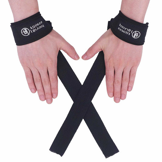Shop at Le Bastille | Men's 1 Pair Gym Lifting Straps Fitness Hand Wraps Wrist Straps - Gym Accessories