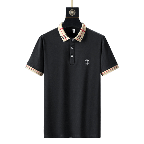Shop at Le Bastille | Men's Khaki Polo Shirt | Summer European Embroidered Design